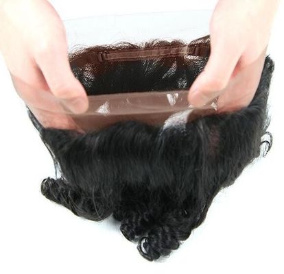 Porcellana 360 chiusure non trattata del pizzo dei capelli umani, 100 parrucche della parte anteriore del pizzo dei capelli umani fornitore