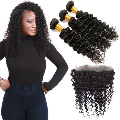 Porcellana Frontale profondo di 360 genuini Wave, frontale profondo di 360 a 24 pollici Wave nessun capelli di spaccatura fornitore
