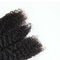 Tessuto vergine crudo genuino dei capelli ricci dei pacchi/Jerry dei capelli ricci con chiusura fornitore