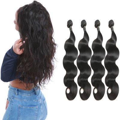 Groviglio naturale dei capelli di Wave del corpo di Remy del brasiliano vergine autentico - trama pulita libera fornitore